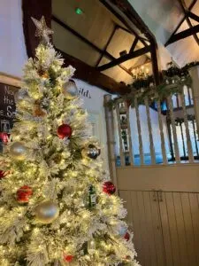 Christmas tree at the Spring Inn